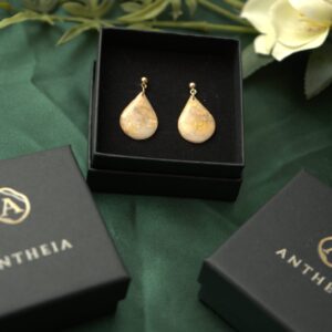 Golden Sunbeam – Teardrop Earrings