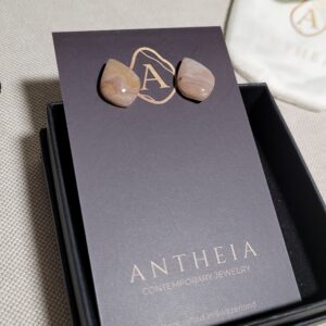 Caffe Latte – Organic Drop Studs