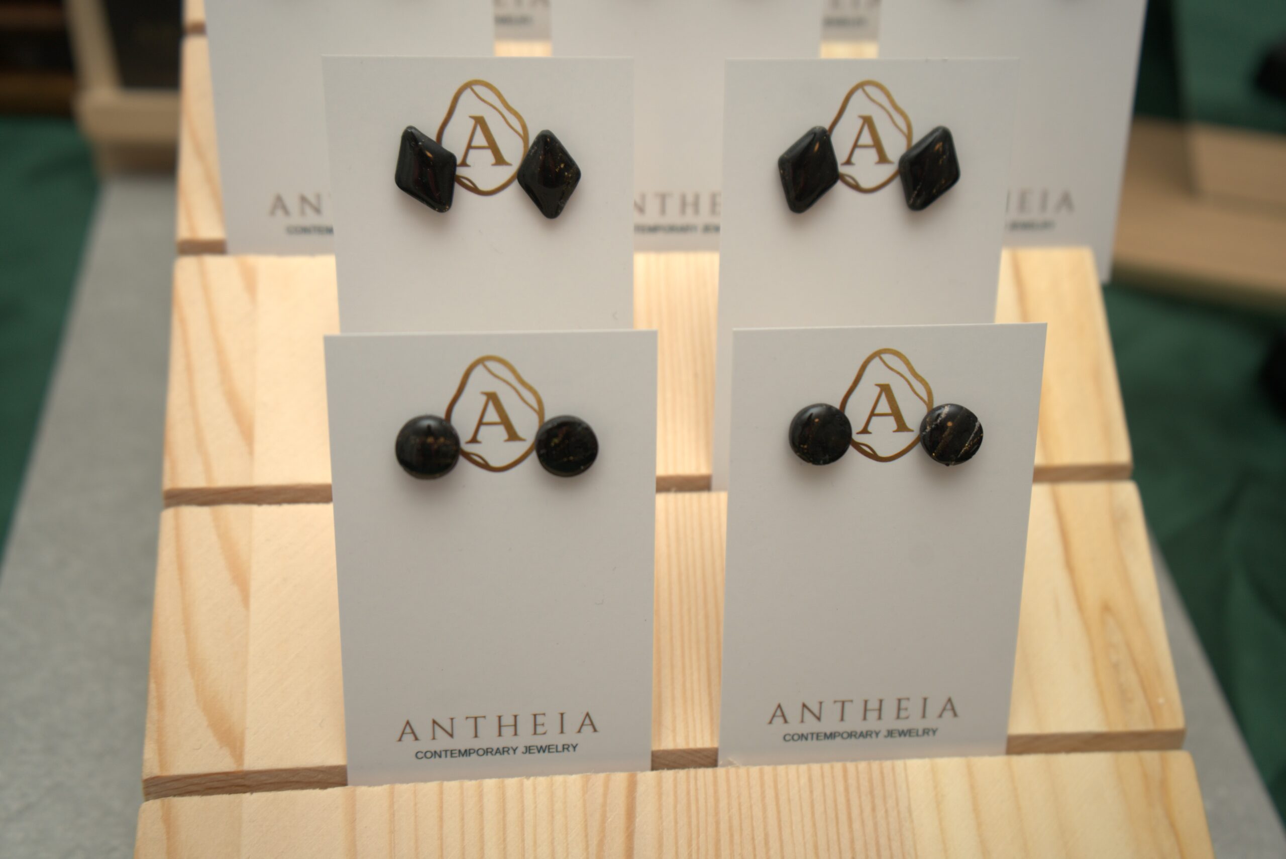 Midnight Gold Studs - Image 3